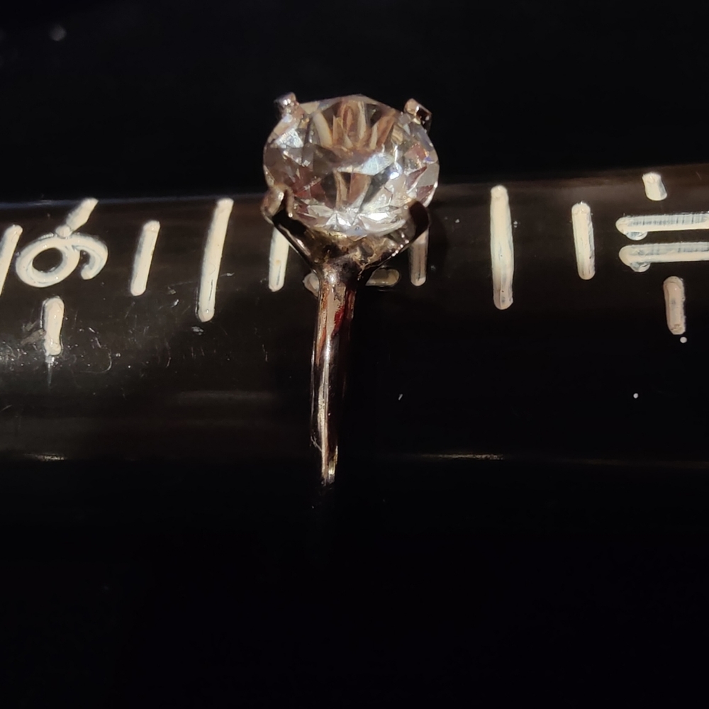 Sterling silver Uncas Solitaire ring